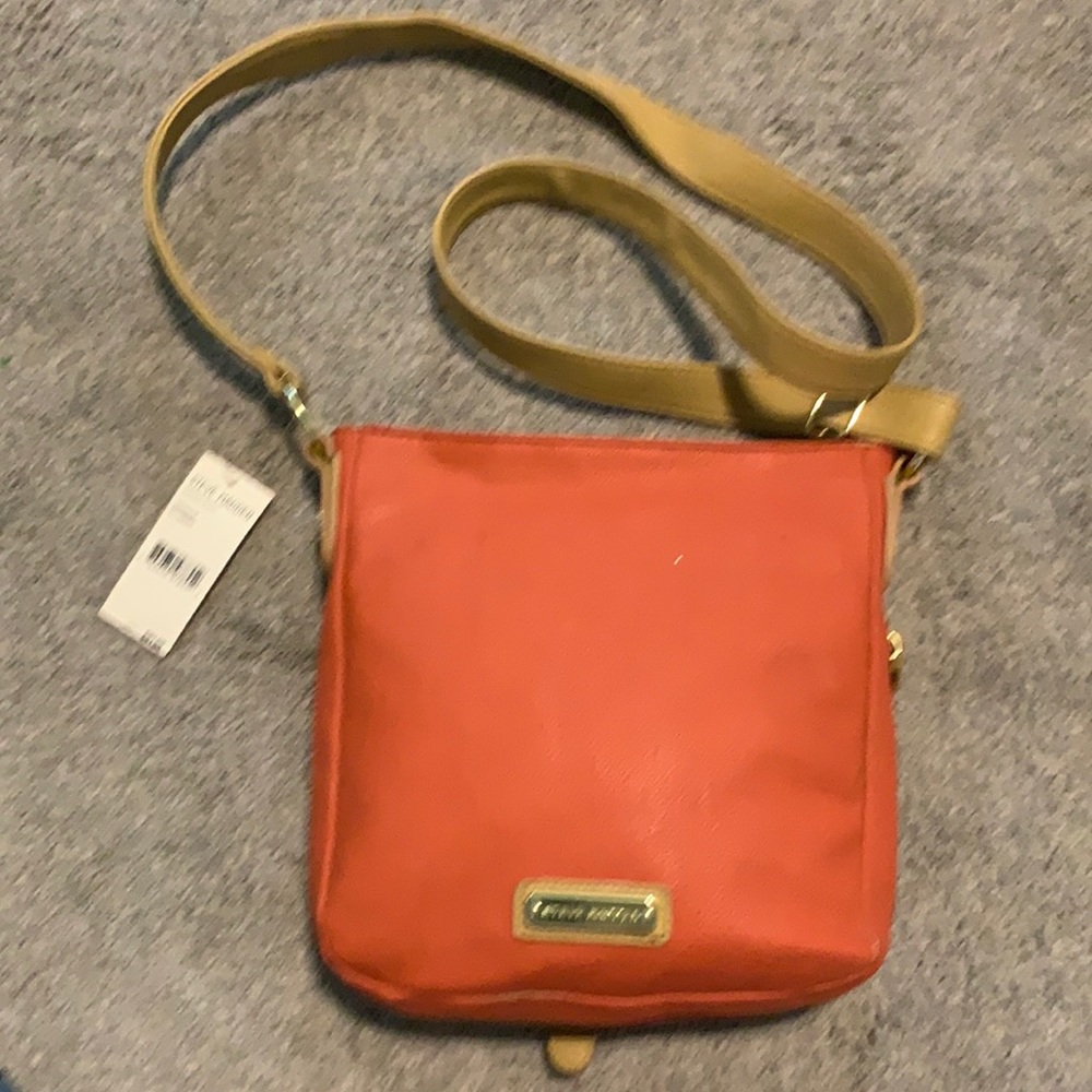Steve Madden orange cross-body bag